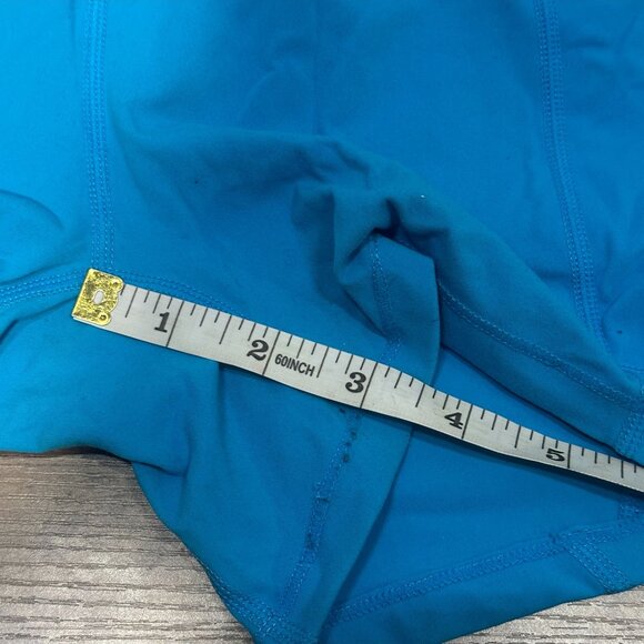 EUC Buffbunny Collection Rosa High Waisted 3" Shorts Size Small (Blue) - Picture 6 of 9